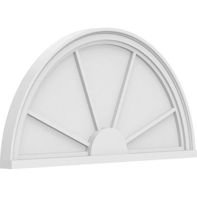 Demi-cercle à front à 4 branches en PVC de qualité architecturale