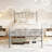 Heart-Shaped Metal Bed Frame – Heavy-Duty Sturdy Design, 600 Lbs Capacity-157987267-157987266