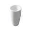 Lavabo de salle de bain à piédestal circulaire à surface solide 19,7 po 