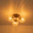 Pritee Glass Semi Flush Mount-505400710