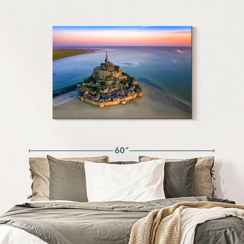 Adella Mont St.-Michel, France, Normandie, H 30 po x l 45 po