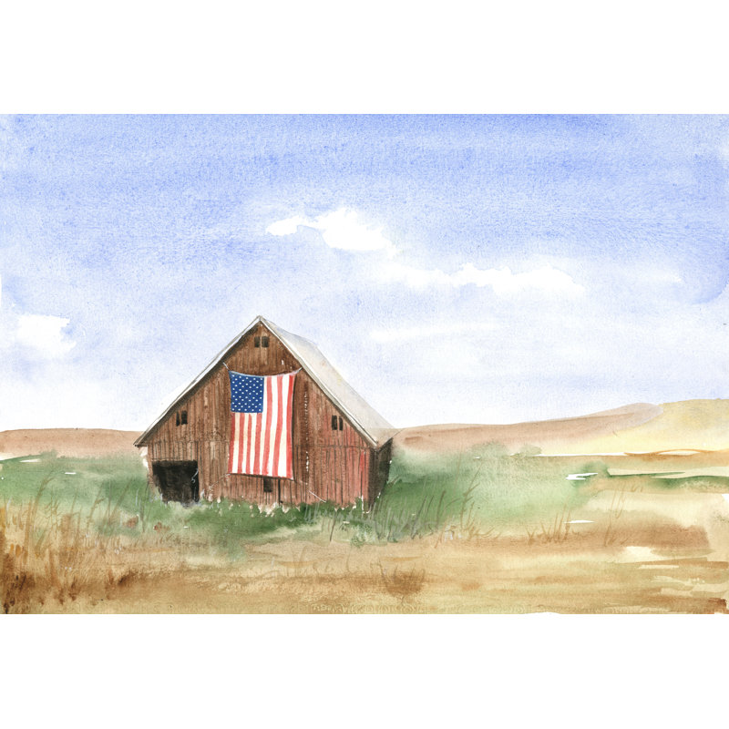 Farm 1 - Wrapped Canvas Art Prints, 30cm H x 46cm W