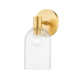 Clementine Single Transparent Dimmable Bath Sconce