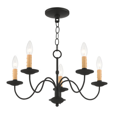 Analycia 5 - Light Dimmable Classic / Traditional Chandelier