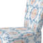 Chaise marocaine en velours - Chaise d'appoint bohème mandala bleu pastel-31401015