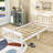 Cesura Twin Wood Platforms Bed with Headboard-1156182661