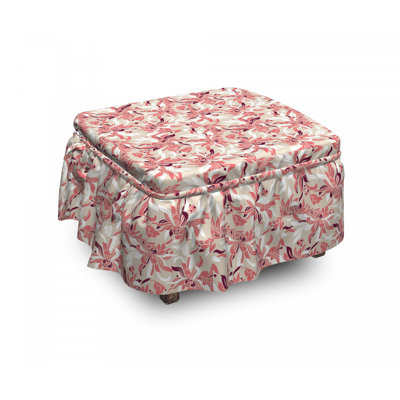 Box Cushion Ottoman Slipcover