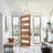 1-Light Tiered Cone Pendant Light in White-1898447026