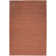 Ivanas Machine Washable Cotton Area Rug in Brick Red