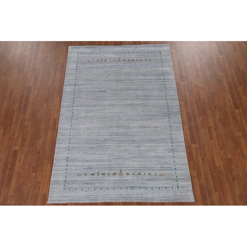 Tapis oriental fait à la main Gabbeh 5 x 8