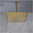 10" Rain Shower Head High Pressure Rainfall Showerhead