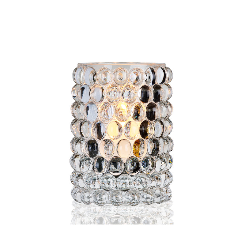 Hurricane Lamp Boule Large, Clear