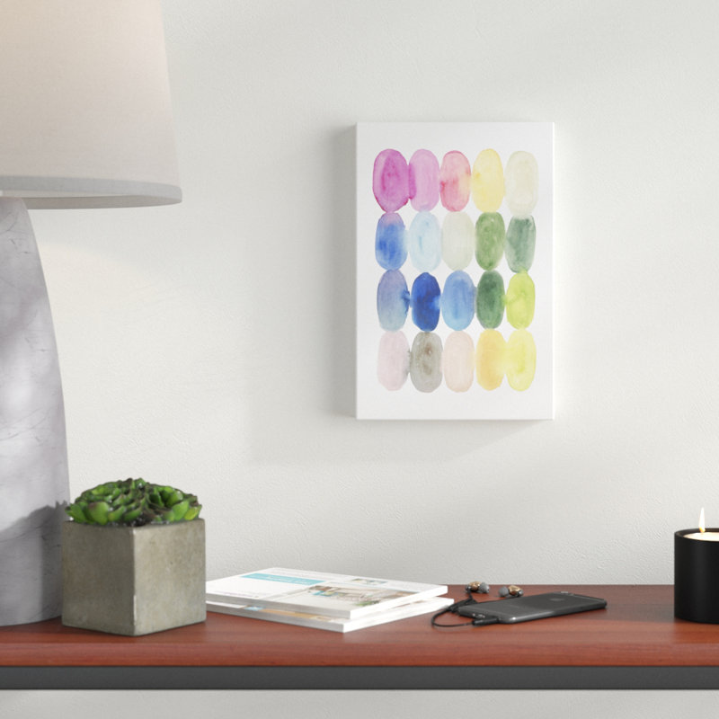 Colour Melt II by Victoria Borges - Painting Print, 30cm H x 20cm W, Wrapped Canvas