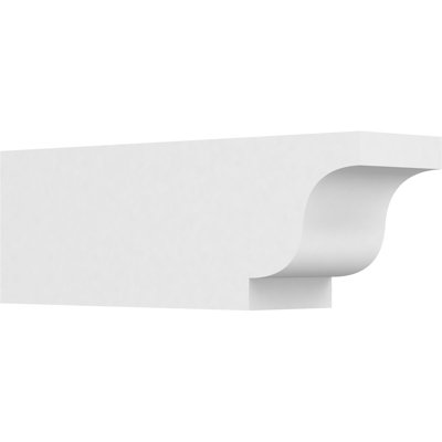 6"W x 8"H x 24"L Standard Newport Architectural Grade PVC Rafter Tail