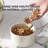 Fruit Tray Rotating Snackle Box Container With Lid  For Picnic 2 Pcs
