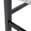 Tabouret de comptoir de 25 po avec garniture cloutée de 25 po [ensemble de 2 pièces]