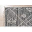 Gray Handwoven Wool Diamond Lattice Geometric Modern Contemporary Carpet Rug-498255056