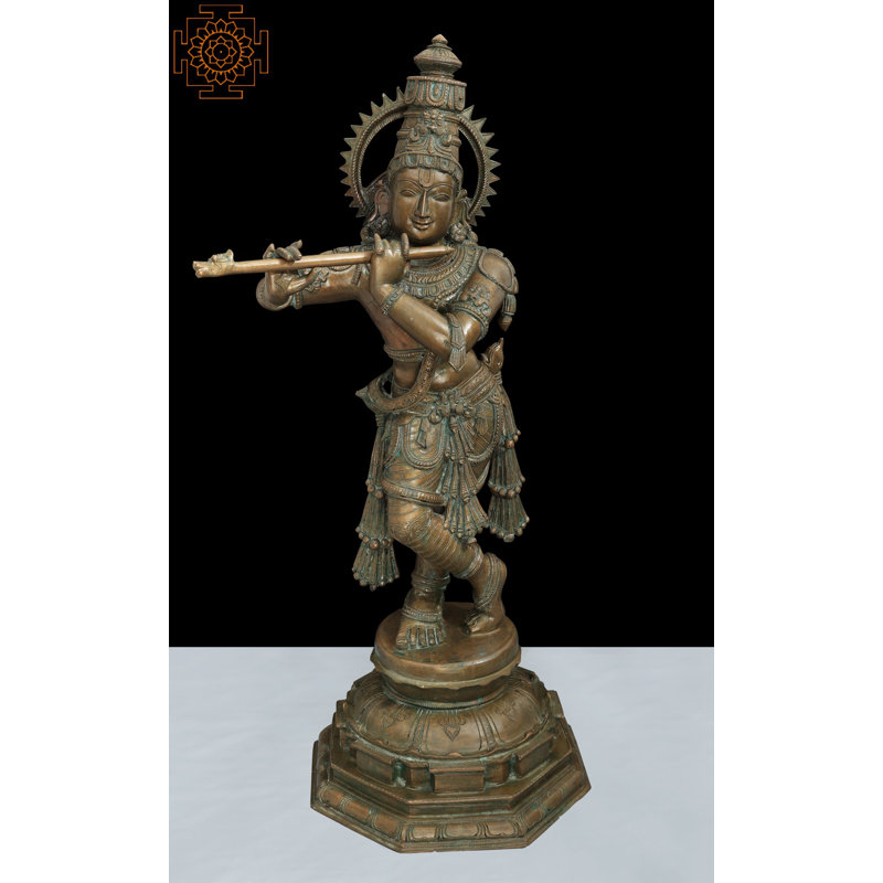 Figurine souriante Tribhanga Murari