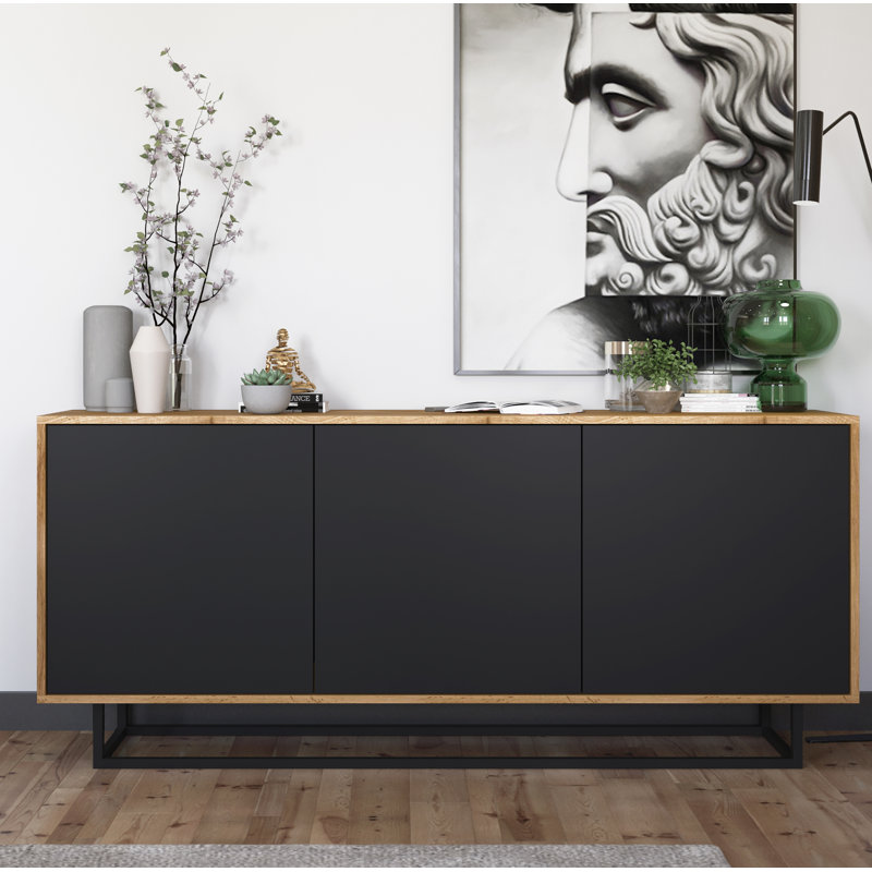 Creeve 168cm Sideboard, Black