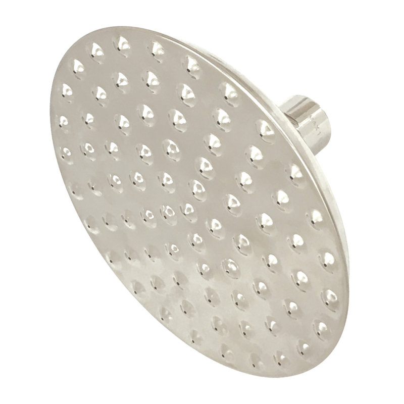 Kingston Brass Victorian 5-1/4-Inch Round Raindrop Brass Shower Head, Polished Nickel