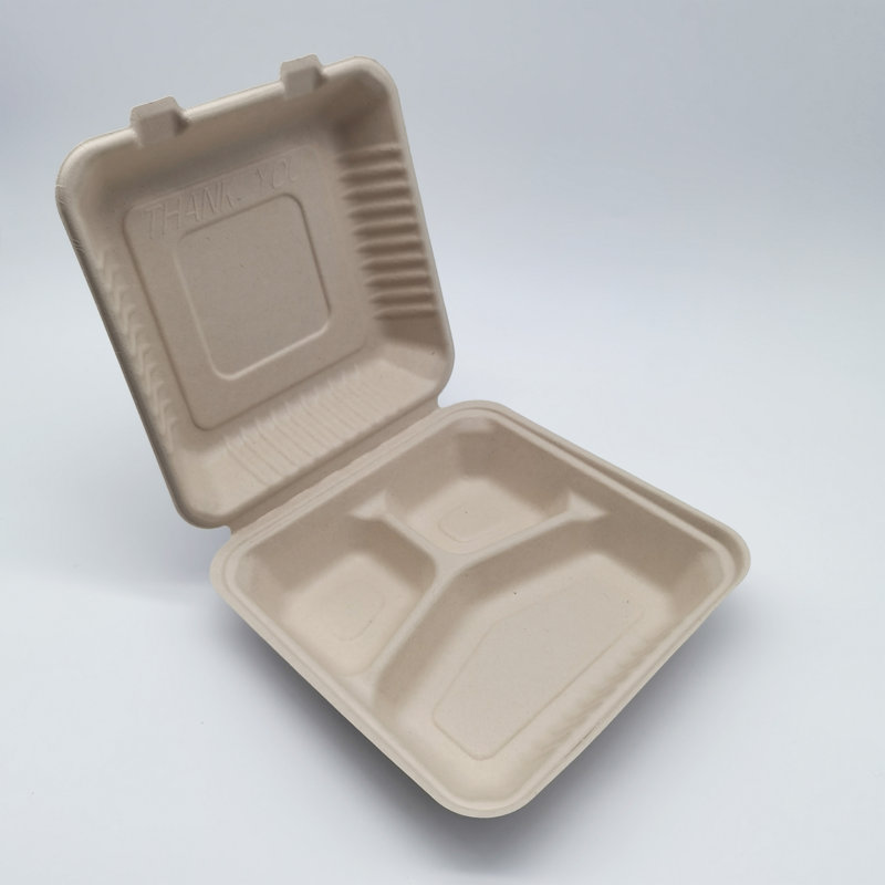 Plateau de service en carton jetable, Naturel