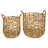 Wicker 2 Piece Basket Set