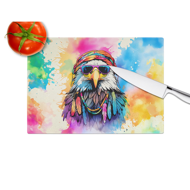 Planche à découper en verre Hippie Animal Eagle