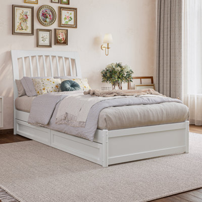 Imarion Platform Bed with Panel Footboard and Storage Drawers