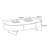 Solid Walnut Wood Coffee Table with Storage
