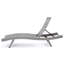 Chaise longue en osier Crete avec confort réglable et durabilité toutes saisons