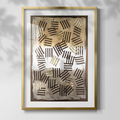 Raffia Palm I, reproduction encadrée de qualité supérieure - prête à être accrochée