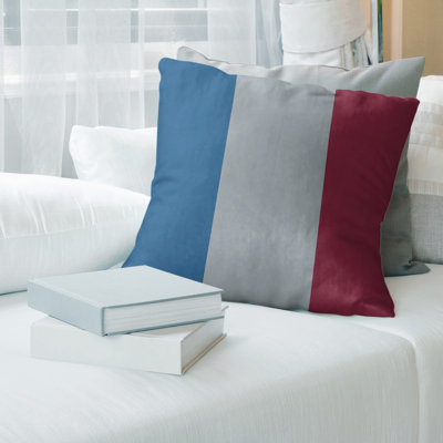 Striped Reversible Throw Pillow