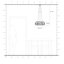Luminaire suspendu multicolore en laiton antique 3 lumières Marmolejo