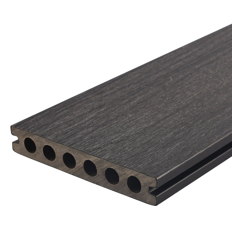 NewTechWood UltraShield Natural Voyager Hawaiian Charcoal Composite Decking Board