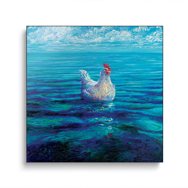 Reproduction d'art sur toile en métal, "Steppeix" par Iris Scott