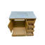 Meuble-lavabo 42 po avec lavabo et trou pour robinet, meuble-lavabo avec 2 portes et 5 tiroirs en chêne