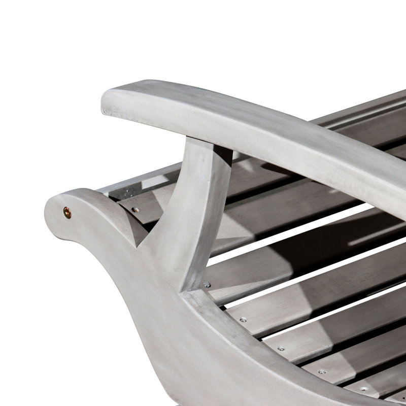 Chaise Eucalyptus Plantation en gris argenté, Silver Grey