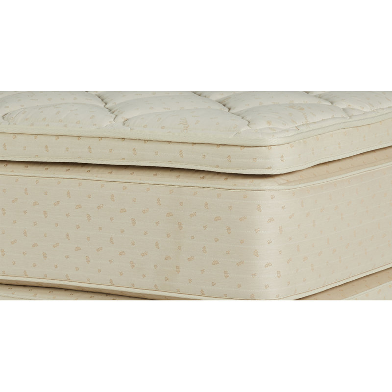 Classic 15.5'' Extra Plush Pillow Top Innerspring Mattress and Box Spring Set, King