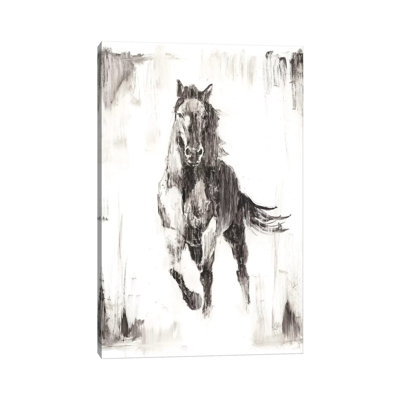 " Rustic Black Stallion II " Print