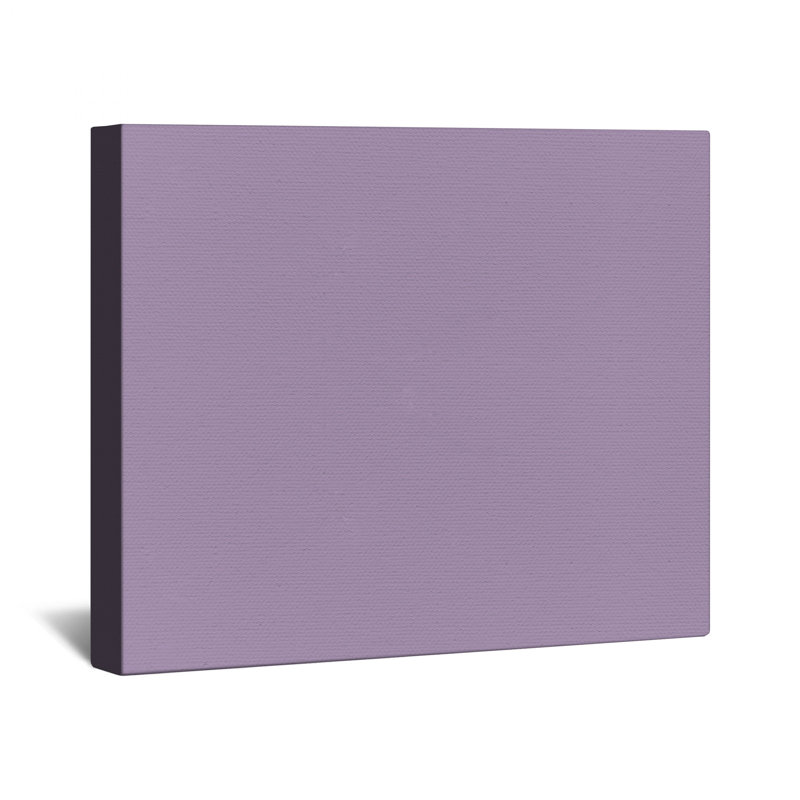 Toile de galerie mauve de couleur unie en plusieurs tailles, 32 po x 32 po