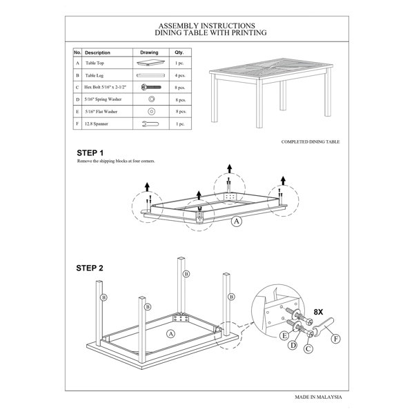 Dimensions du produit