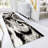 Soft Pile Printed Rug with Delicate Floral Pattern Perfect for Enhancing the Aesthetic Appeal of Your Living Room or Bedroom Decor-1709872830
