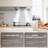 VIKIO 42" 600 CFM Convertible Insert Range Hood in Stainless Steel with Baffle Filter, Charcoal Filter and LED Lights