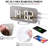 Digital Alarm Clock, Large LED Display, USB Charger-106972025