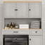 Armoire de rangement pour laveuse et sécheuse l 41,34 po Storage Rangement et rangement pour salle de lavage-432215375-432215362