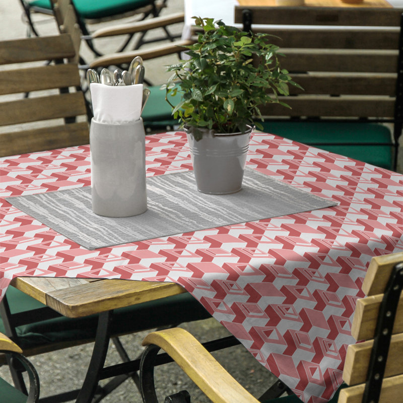 Nappe de gratte-ciels classiques, Rouge / rose