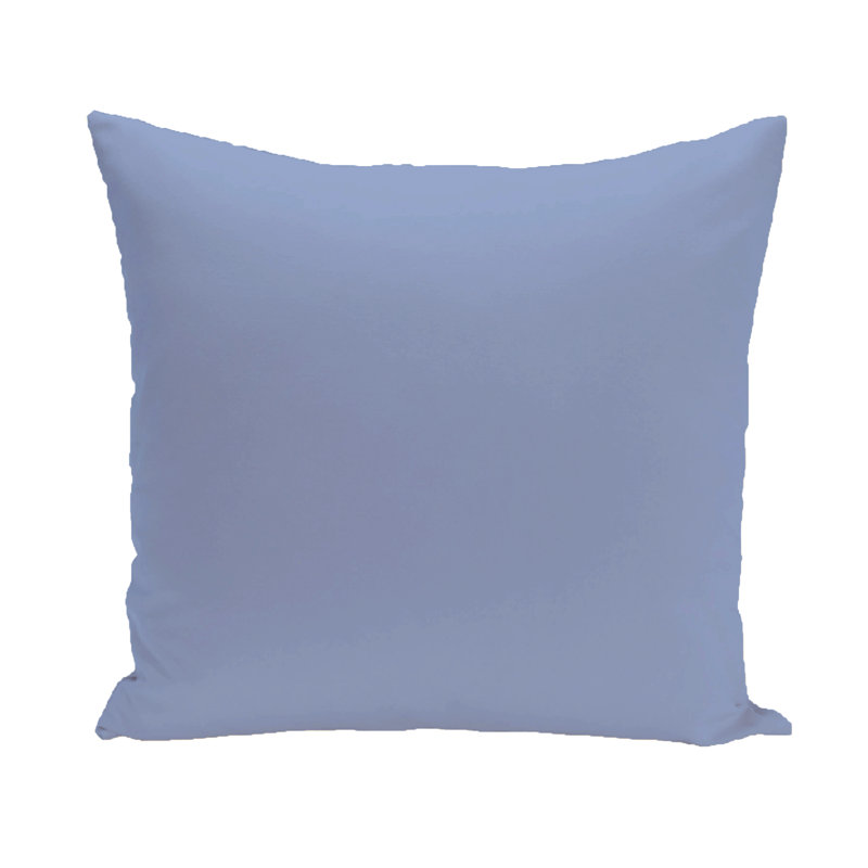 Reversible Throw Pillow, 16" H x 16" W, Light Blue