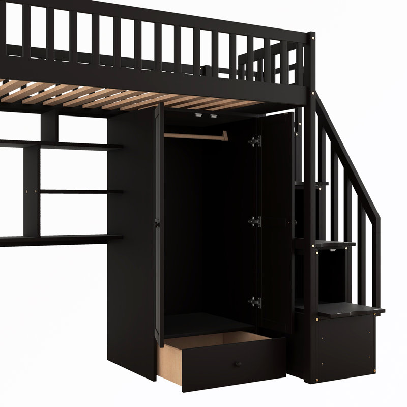 Lits pour enfants avec rangement Gesina