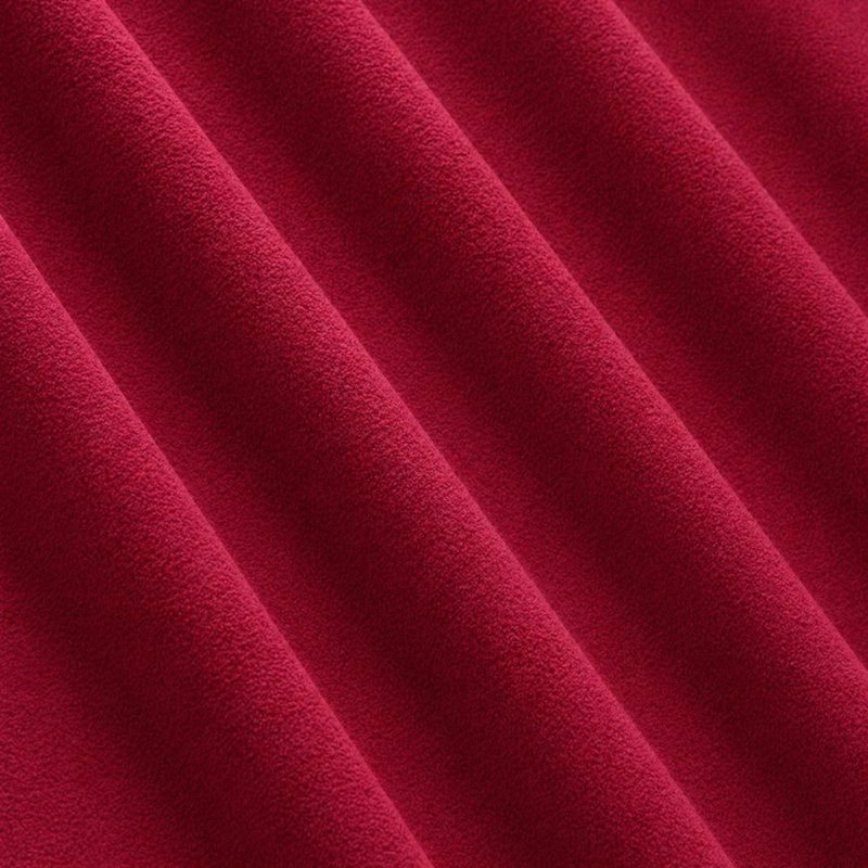 Shiny Solid Velvet | Gian Fabric, Cranberry