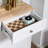 Kitchen Tilt Out Trash Bin Cabinet Free Standing Recycling Cabinet Trash Can Holder With Drawer